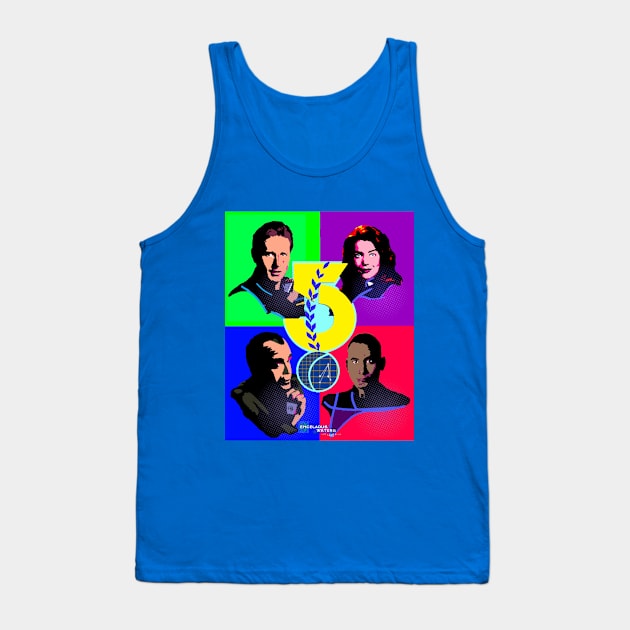 Babylon 5 Quad Tank Top by EnceladusWaters